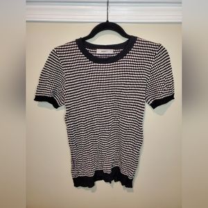 ZARA patterned knit top